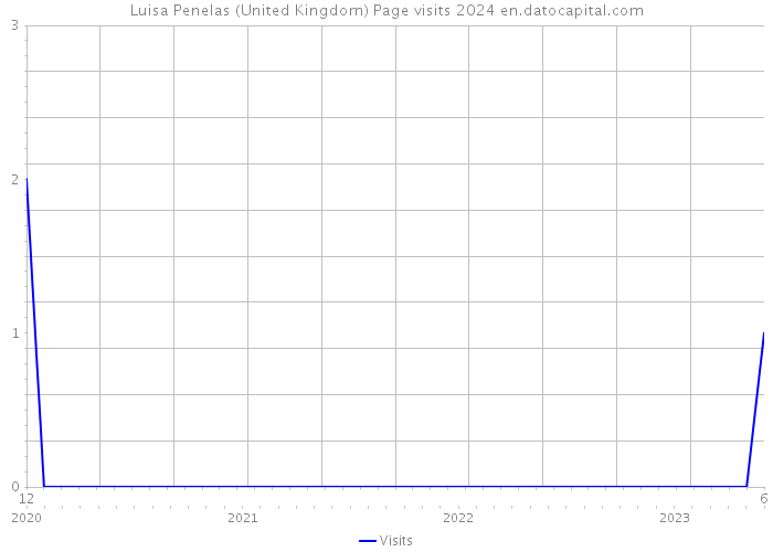 Luisa Penelas (United Kingdom) Page visits 2024 