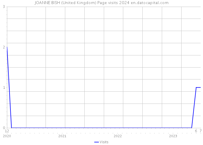 JOANNE BISH (United Kingdom) Page visits 2024 