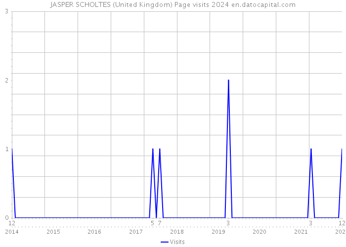 JASPER SCHOLTES (United Kingdom) Page visits 2024 
