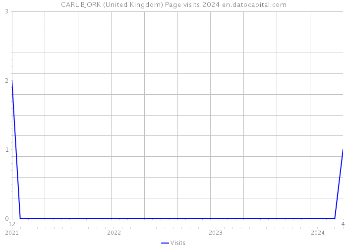 CARL BJORK (United Kingdom) Page visits 2024 