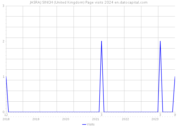 JASRAJ SINGH (United Kingdom) Page visits 2024 