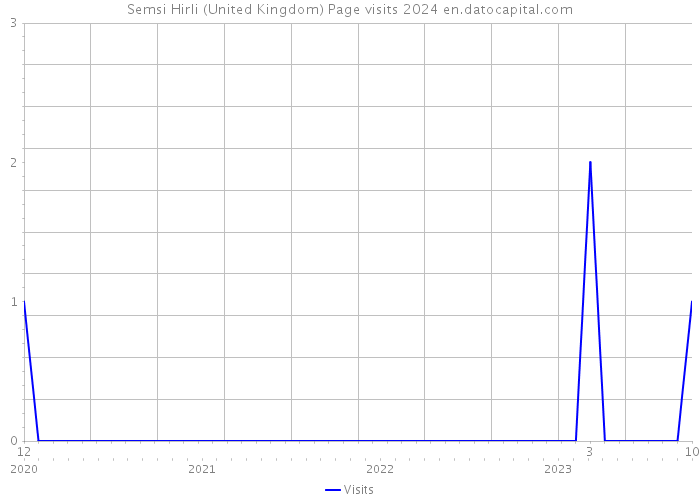 Semsi Hirli (United Kingdom) Page visits 2024 
