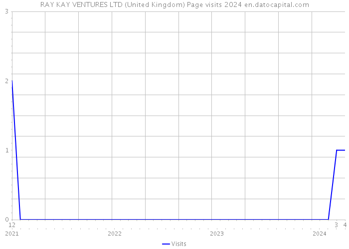 RAY KAY VENTURES LTD (United Kingdom) Page visits 2024 