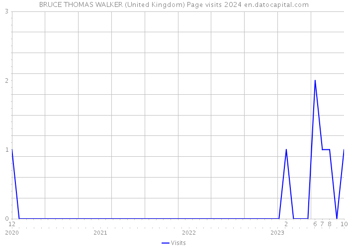 BRUCE THOMAS WALKER (United Kingdom) Page visits 2024 
