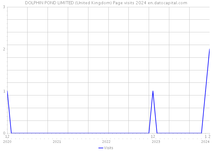 DOLPHIN POND LIMITED (United Kingdom) Page visits 2024 