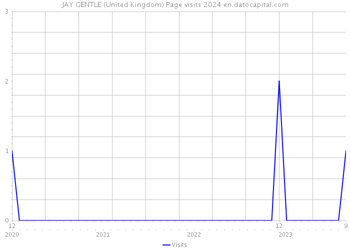 JAY GENTLE (United Kingdom) Page visits 2024 