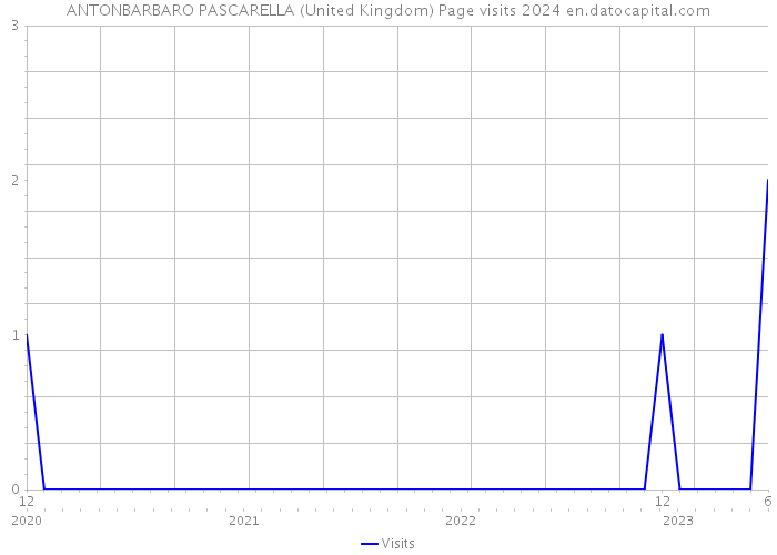 ANTONBARBARO PASCARELLA (United Kingdom) Page visits 2024 