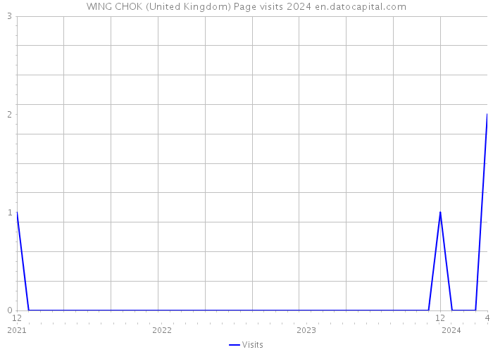 WING CHOK (United Kingdom) Page visits 2024 