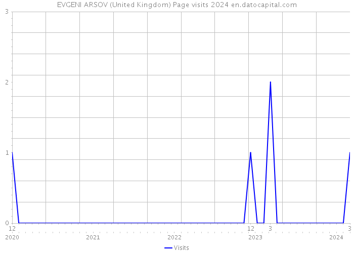 EVGENI ARSOV (United Kingdom) Page visits 2024 
