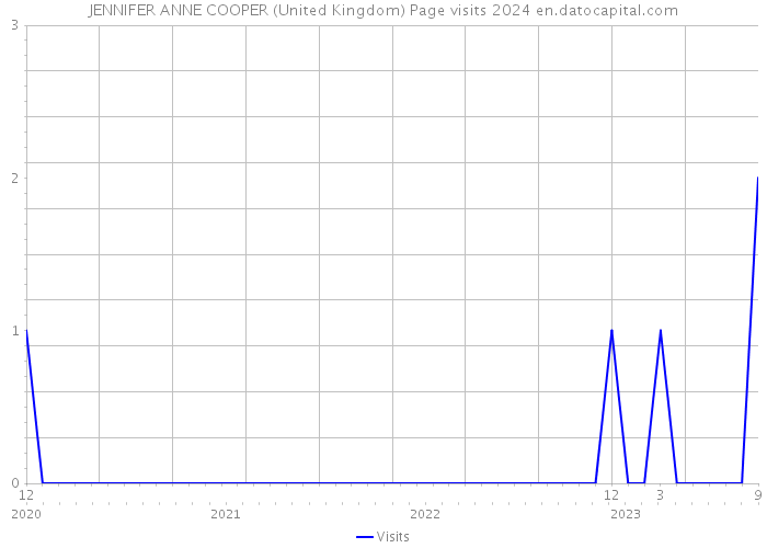 JENNIFER ANNE COOPER (United Kingdom) Page visits 2024 