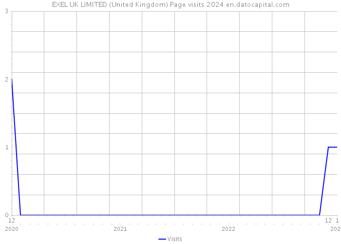EXEL UK LIMITED (United Kingdom) Page visits 2024 