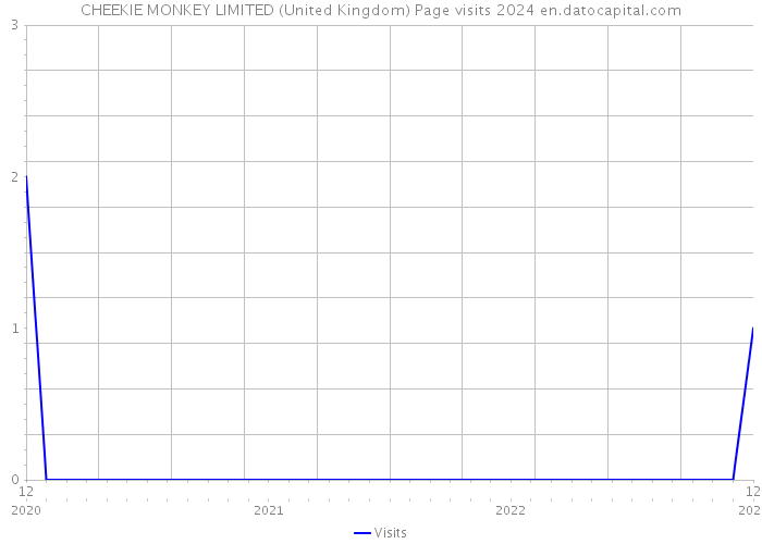 CHEEKIE MONKEY LIMITED (United Kingdom) Page visits 2024 