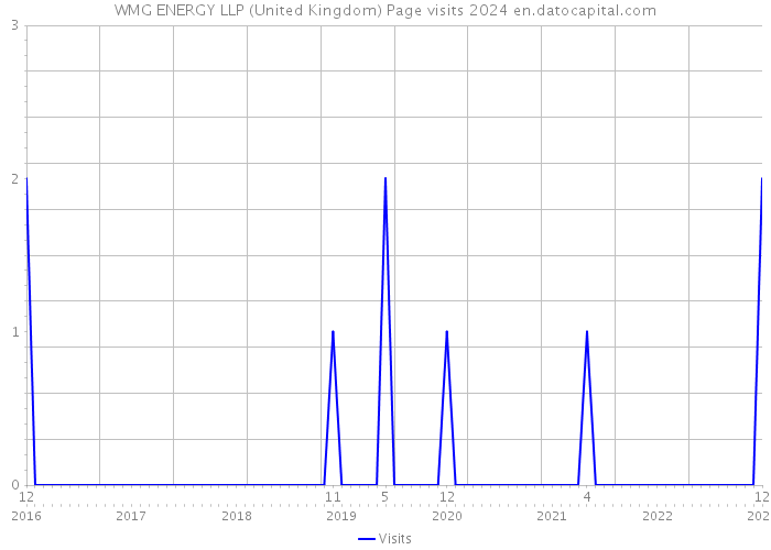 WMG ENERGY LLP (United Kingdom) Page visits 2024 