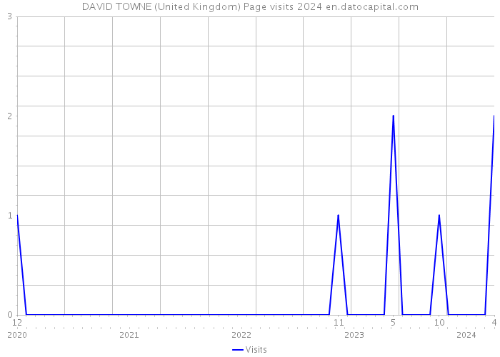 DAVID TOWNE (United Kingdom) Page visits 2024 