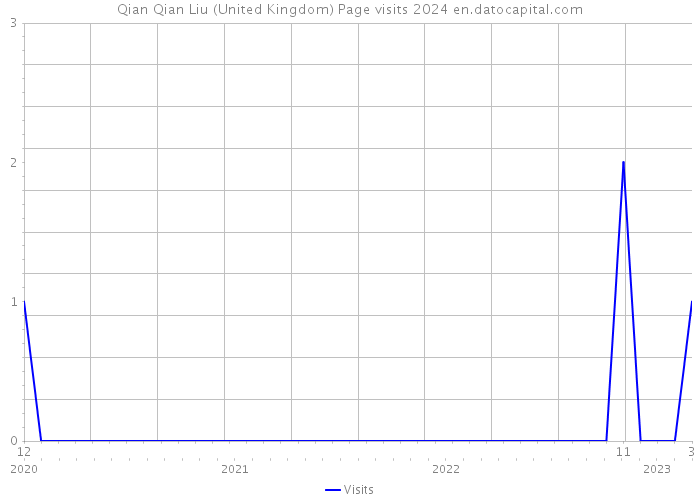 Qian Qian Liu (United Kingdom) Page visits 2024 