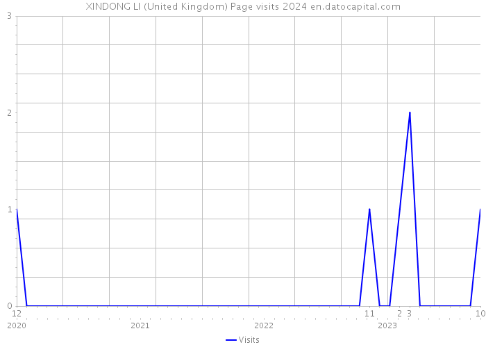 XINDONG LI (United Kingdom) Page visits 2024 