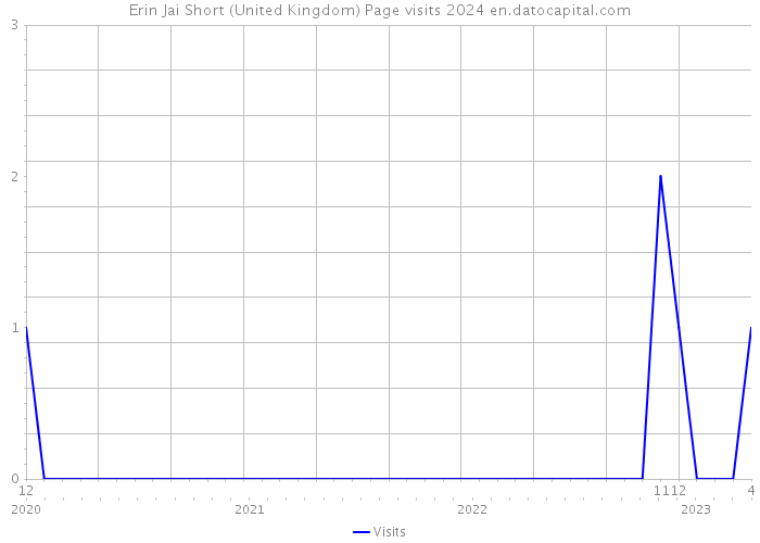 Erin Jai Short (United Kingdom) Page visits 2024 