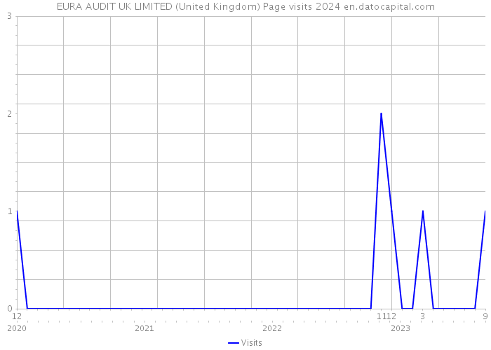 EURA AUDIT UK LIMITED (United Kingdom) Page visits 2024 