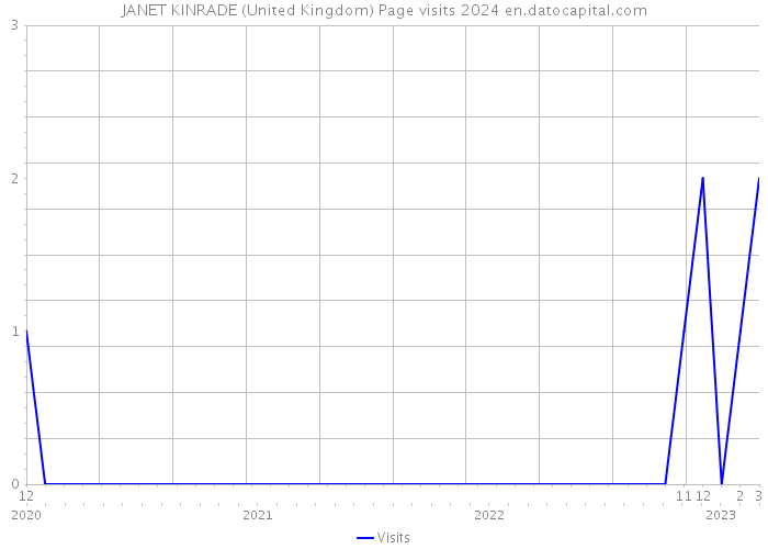 JANET KINRADE (United Kingdom) Page visits 2024 