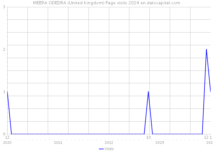 MEERA ODEDRA (United Kingdom) Page visits 2024 