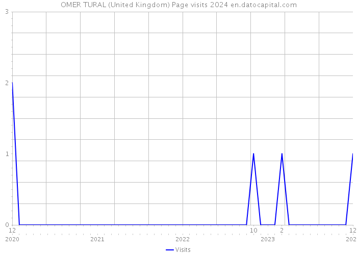 OMER TURAL (United Kingdom) Page visits 2024 