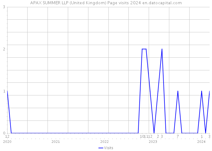 APAX SUMMER LLP (United Kingdom) Page visits 2024 