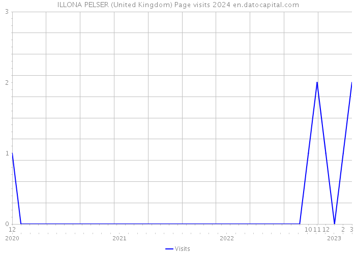 ILLONA PELSER (United Kingdom) Page visits 2024 