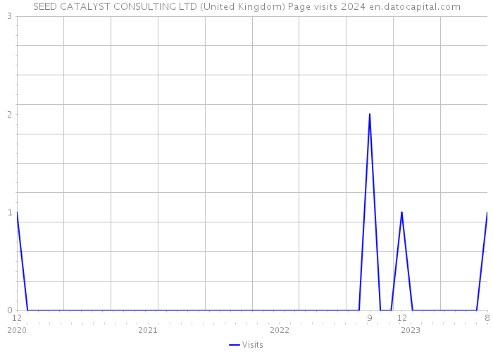 SEED CATALYST CONSULTING LTD (United Kingdom) Page visits 2024 