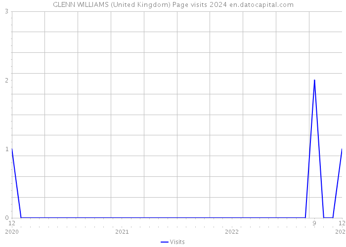 GLENN WILLIAMS (United Kingdom) Page visits 2024 