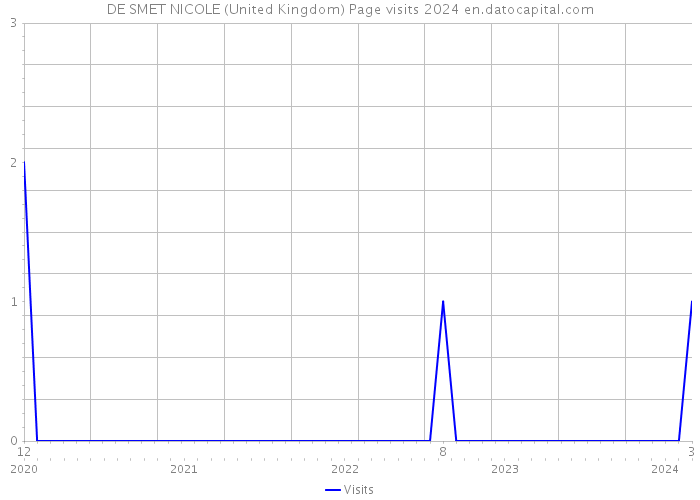 DE SMET NICOLE (United Kingdom) Page visits 2024 