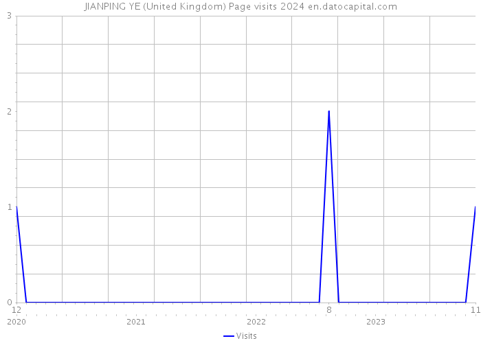 JIANPING YE (United Kingdom) Page visits 2024 