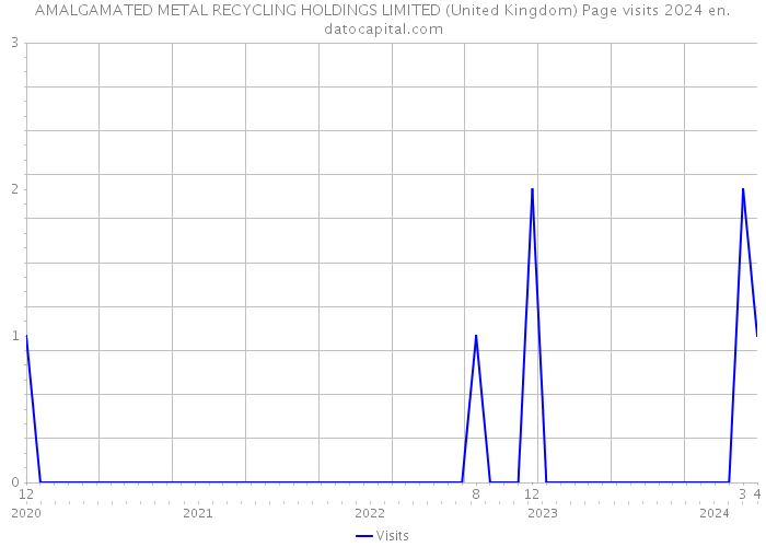 AMALGAMATED METAL RECYCLING HOLDINGS LIMITED (United Kingdom) Page visits 2024 