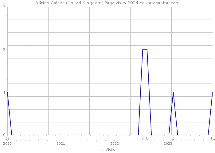 Adrian Galeza (United Kingdom) Page visits 2024 