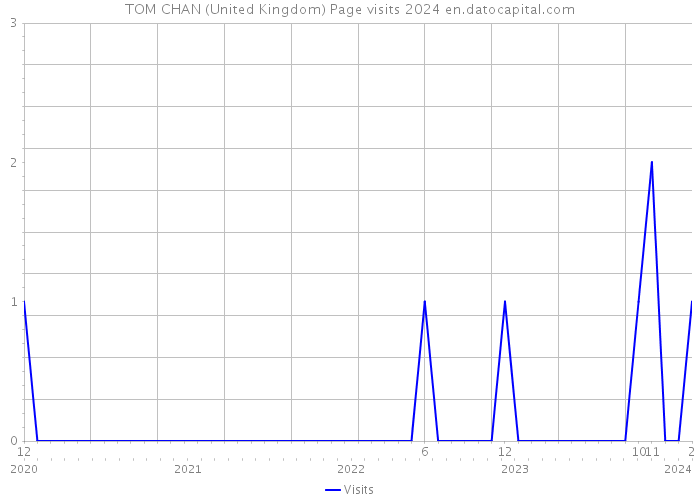 TOM CHAN (United Kingdom) Page visits 2024 
