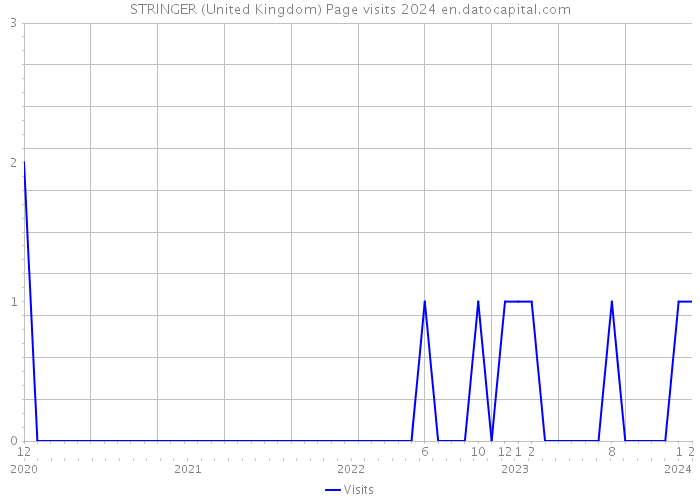 STRINGER (United Kingdom) Page visits 2024 
