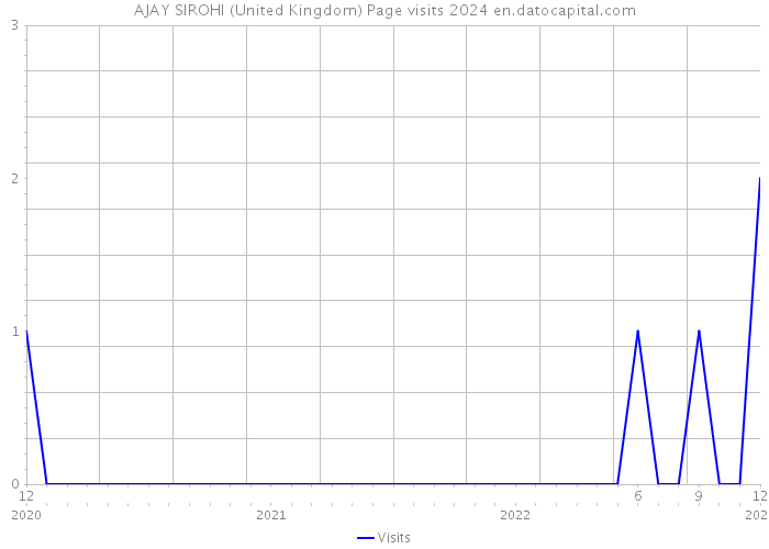 AJAY SIROHI (United Kingdom) Page visits 2024 