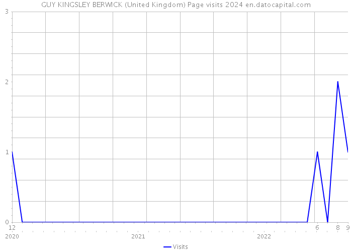 GUY KINGSLEY BERWICK (United Kingdom) Page visits 2024 