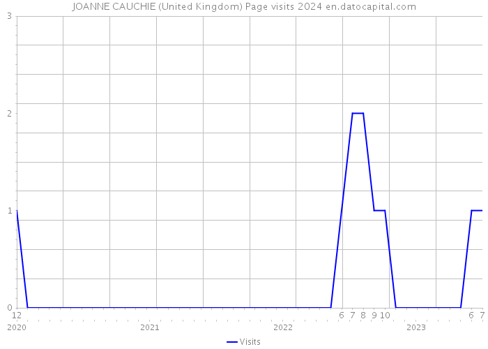 JOANNE CAUCHIE (United Kingdom) Page visits 2024 