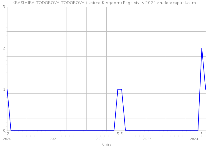 KRASIMIRA TODOROVA TODOROVA (United Kingdom) Page visits 2024 