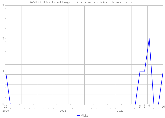 DAVID YUEN (United Kingdom) Page visits 2024 