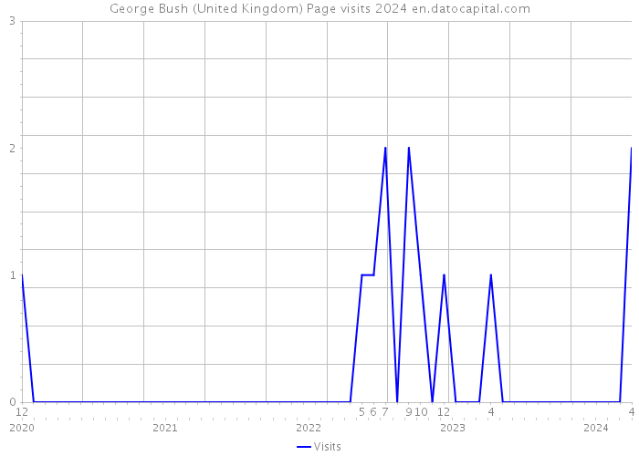 George Bush (United Kingdom) Page visits 2024 