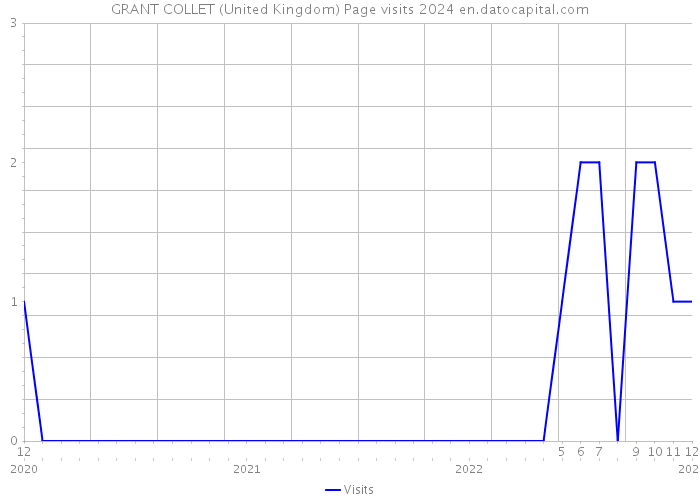 GRANT COLLET (United Kingdom) Page visits 2024 