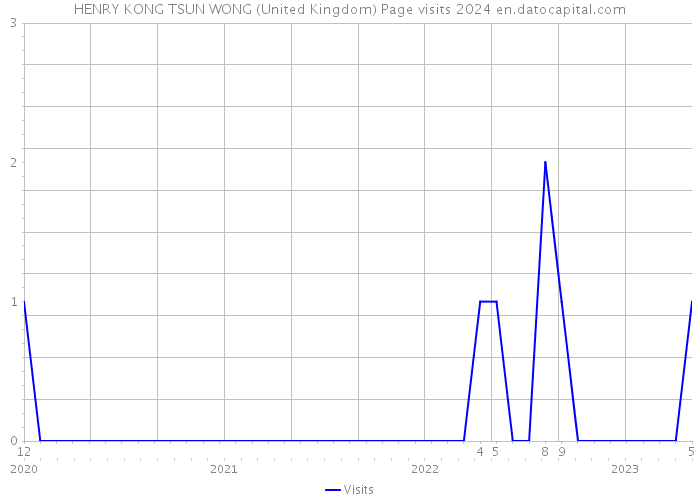 HENRY KONG TSUN WONG (United Kingdom) Page visits 2024 