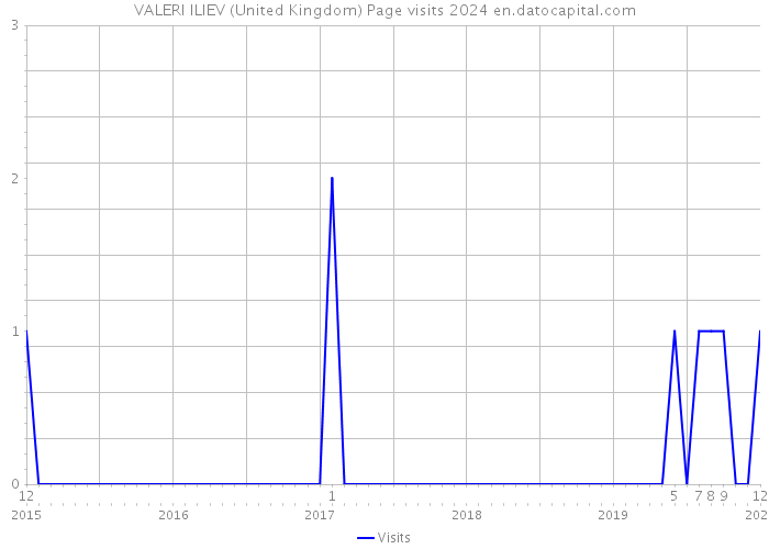 VALERI ILIEV (United Kingdom) Page visits 2024 