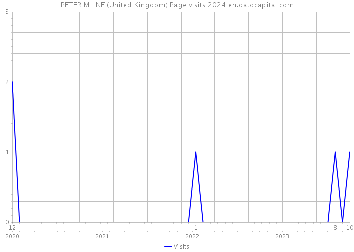 PETER MILNE (United Kingdom) Page visits 2024 
