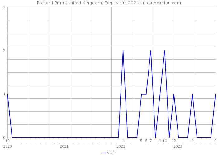 Richard Print (United Kingdom) Page visits 2024 