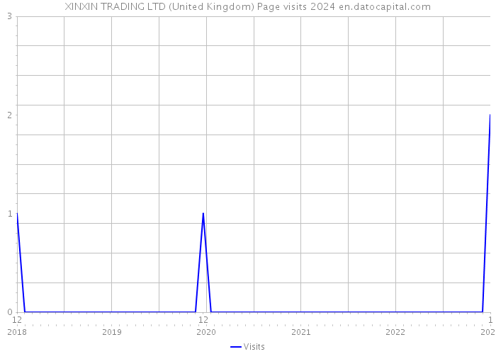 XINXIN TRADING LTD (United Kingdom) Page visits 2024 