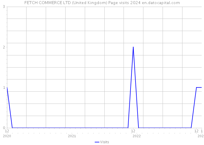 FETCH COMMERCE LTD (United Kingdom) Page visits 2024 