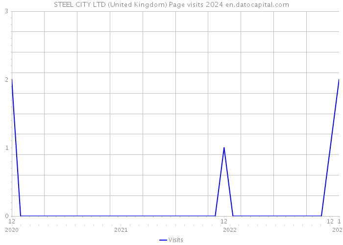 STEEL CITY LTD (United Kingdom) Page visits 2024 