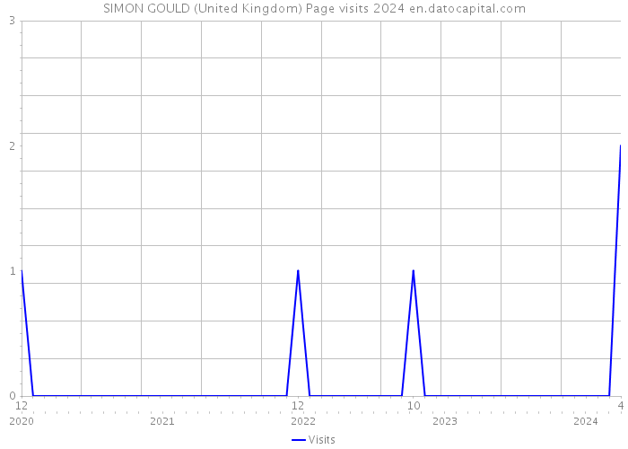 SIMON GOULD (United Kingdom) Page visits 2024 